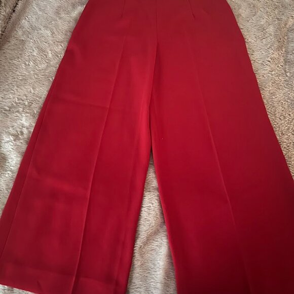 Zara Women's Red Pants - Picture 4 of 5
